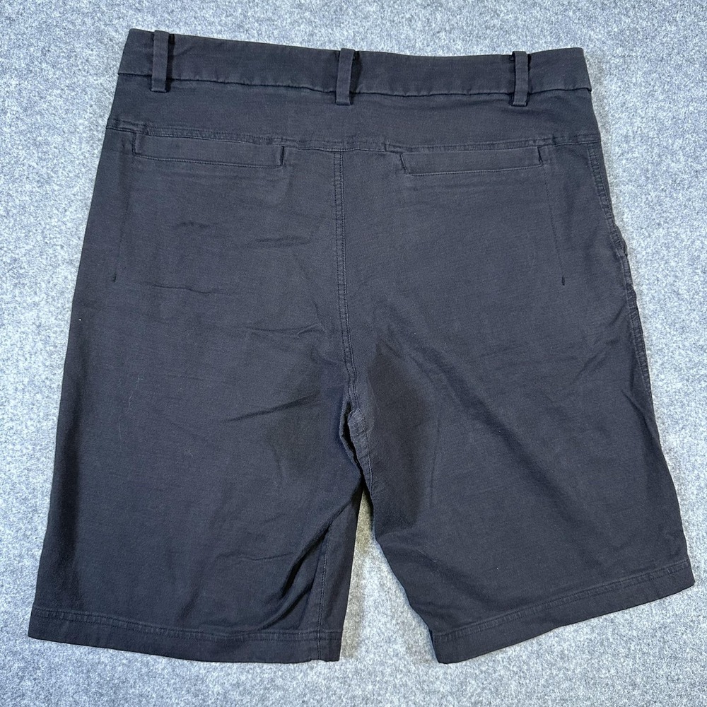 Lululemon Shorts Mens 36 Black Classic Chino Casual Stretch Summer Athletic - Picture 5 of 10